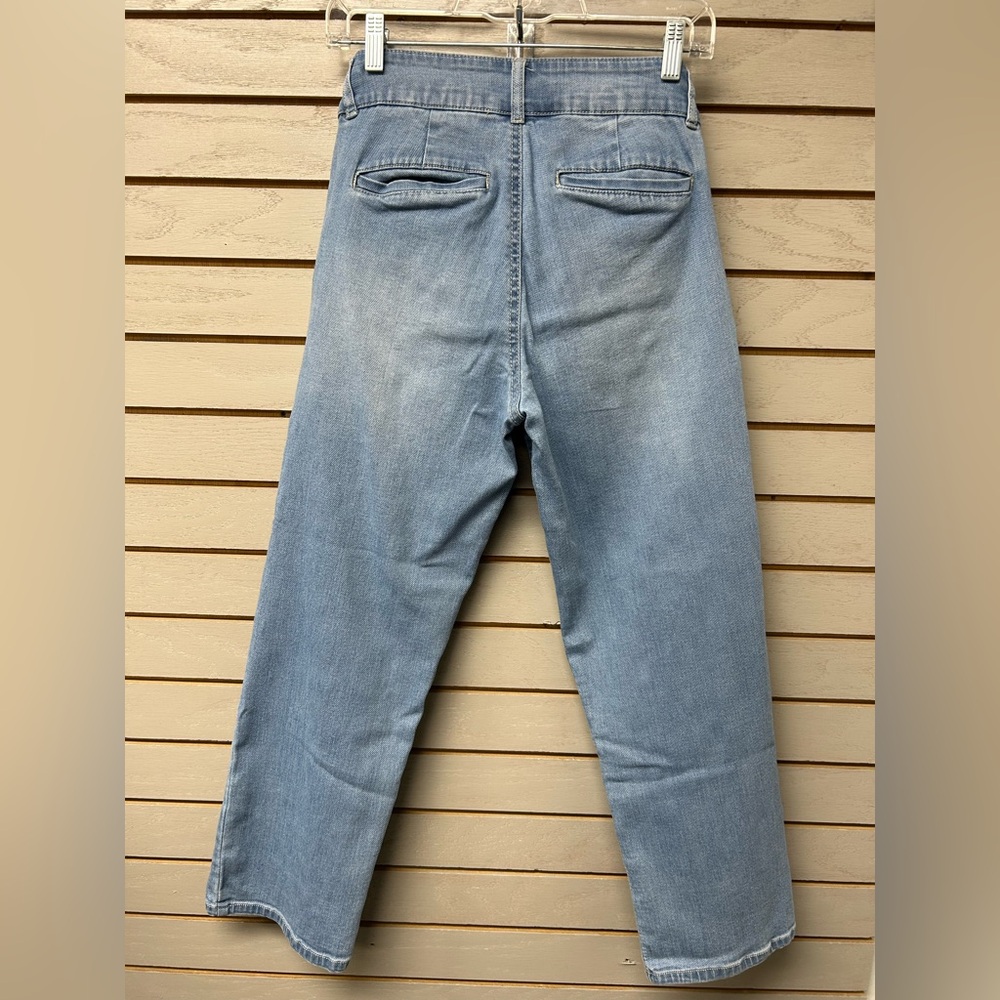 d. jeans Light Blue Straight Leg Women's Jeans - Picture 4 of 4
